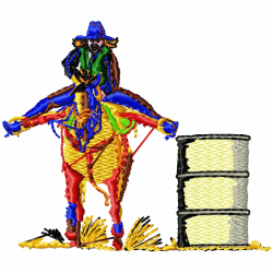 Cowboy And Hunter Embroidery Design 6 Cowboy And Hunter Embroidery Design 6